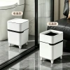 2026 New style square trash can, high-end trash can, for living room, kitchen and bathroom, household use Item Picture